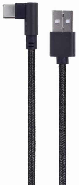 Gembird USB 2.0 Kabel Typ-A auf USB-C gewinkelt, 0,2m (CC-USB2-AMCML-0.2M)