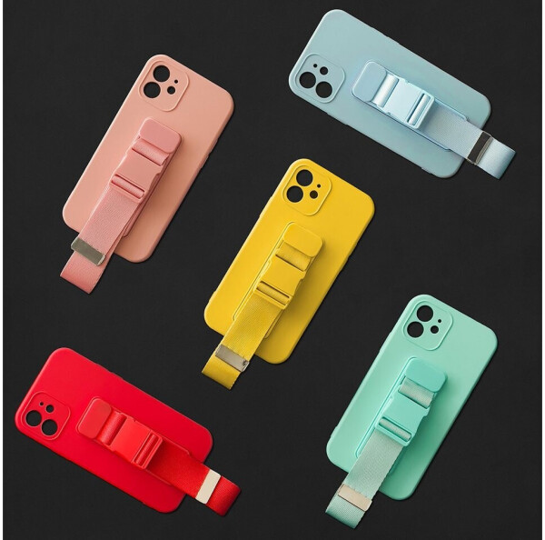 Hurtel Rope Case Gelhülle mit Kette & Trageband für iPhone 13 Pro Max, marineblau, Bild 11