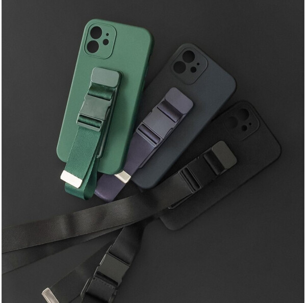 Hurtel Rope Case Gelhülle mit Kette & Trageband für iPhone 13 Pro Max, marineblau, Bild 12