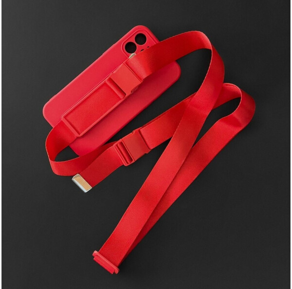 Hurtel Rope Case Gelhülle mit Kette & Trageband für iPhone 13 Pro Max, marineblau, Bild 13
