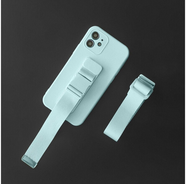 Hurtel Rope Case Gelhülle mit Kette & Trageband für iPhone 13 Pro Max, marineblau, Bild 10