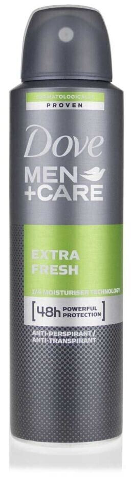 Dove Men+Care Deodorante Spray Cool Fresh, con 1/4 di Crema Idratante, Deodorante  Uomo Antitraspirante Senza Alcol, Aiuta a Ridurre le Irritazioni, Fino a 48  Ore di Protezione, 6 pezzi da 150 ml 