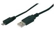 Digitus USB 3.0 Kabel USB-A auf Micro-B, 0,25m, schwarz (AK-300117-003-S), Bild 5