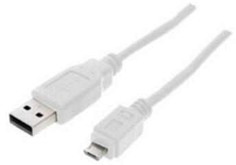 Shiverpeaks USB 2.0 Kabel USB-A auf Micro-USB-B, 1m (BS77181-W)
