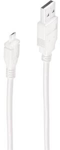 Shiverpeaks USB 2.0 Kabel USB-A auf Micro-USB-B, 1m (BS77181-W), Bild 2