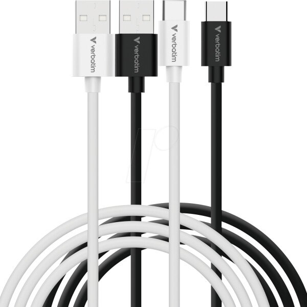 Verbatim Essentials Sync & Charge Kabel USB-A zu USB-C, 1m, 18W (32393)