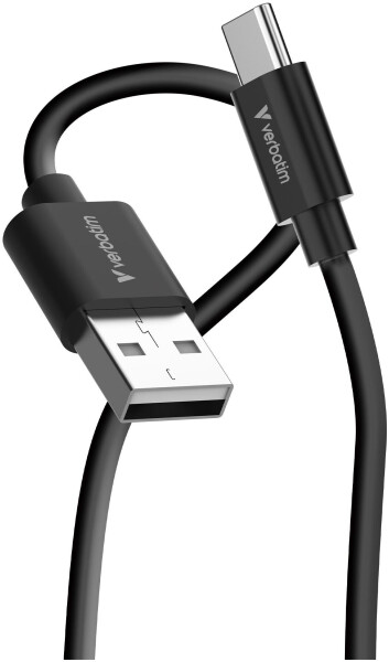 Verbatim Essentials Sync & Charge Kabel USB-A zu USB-C, 1m, 18W (32393), Bild 3