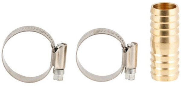SCANPART Ablaufschlauch-Verbindungsstück 19x19mm mit 2 Schlauchschellen (1132710004)