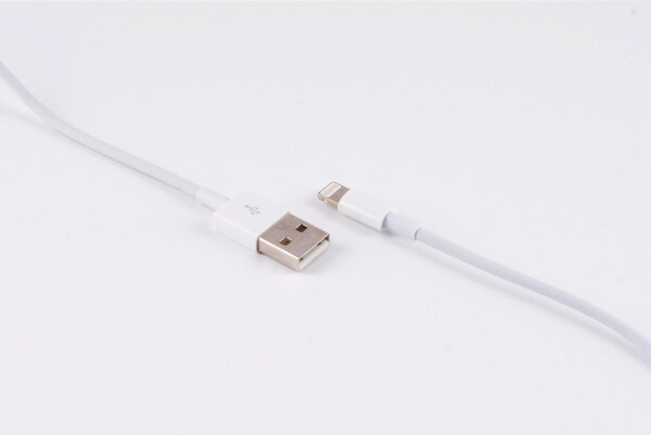 Shiverpeaks Daten- & Ladekabel USB-A auf 8-Pin, weiß, 0,2m (BS14-12044)