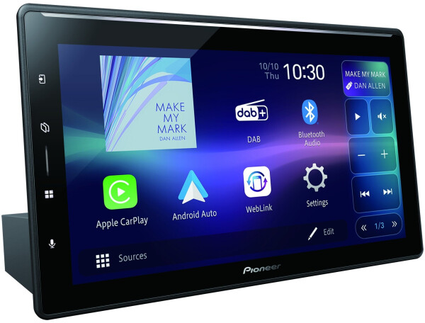 Pioneer SPH-EVO107DAB-CRM Moniceiver 1-DIN/2-DIN DAB+ für Renault Master (SPH-EVO107DAB-CRM), Bild 2
