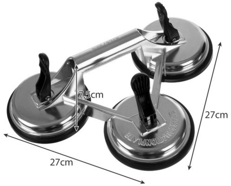 Bigstren Glas-Saugheber 3-fach Saugnapf 150kg (22361) ab 16,75 € (Oktober 2026)