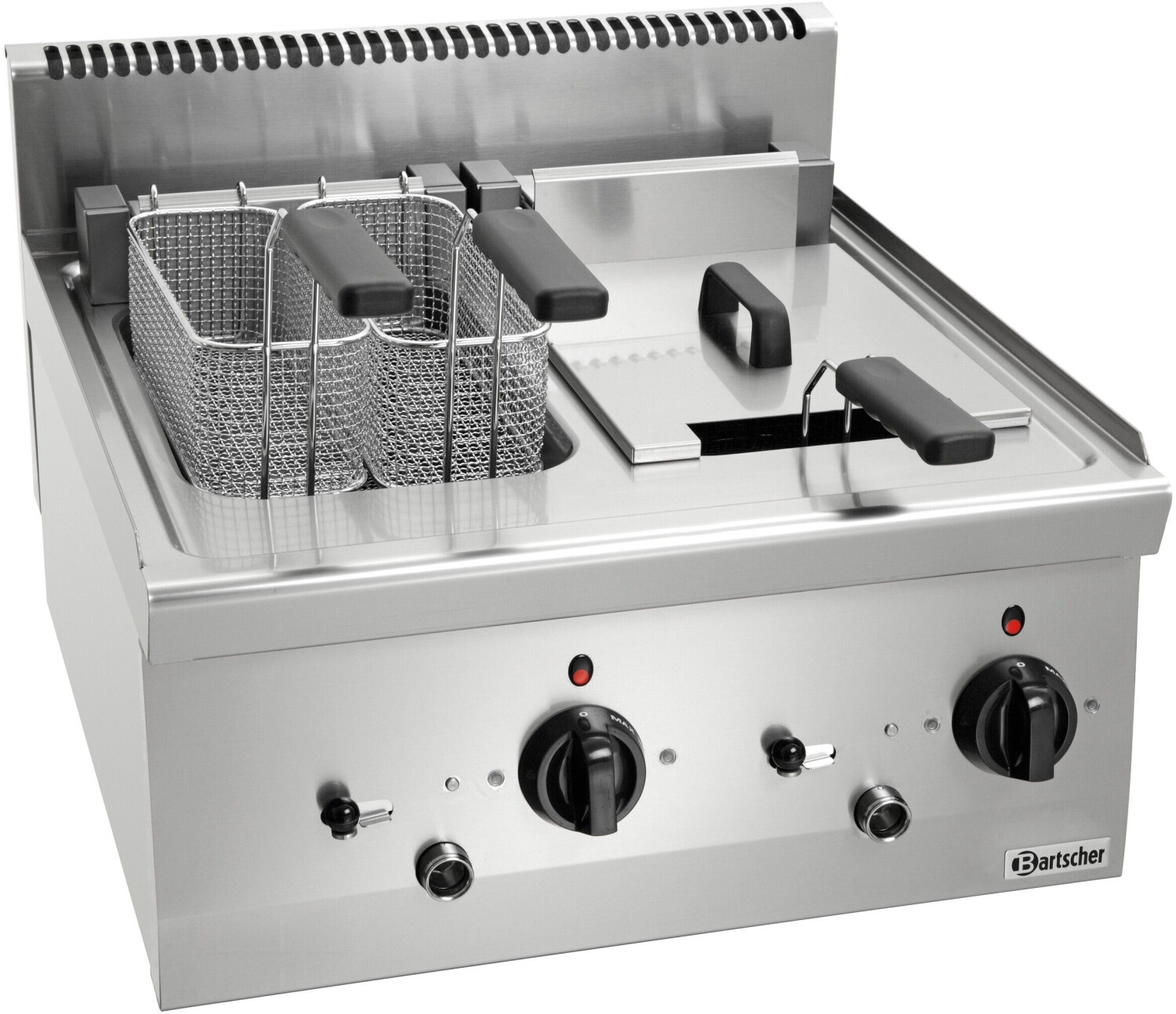Bartscher Friteuse électrique Série 600 à 2 cuves de 8l