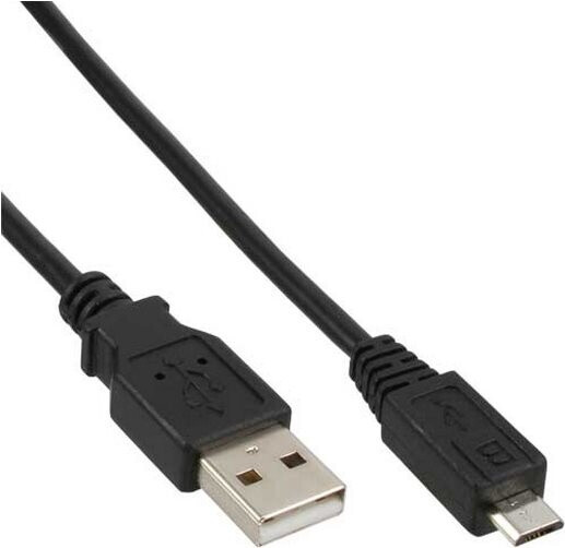 InLine USB 2.0 Kabel Typ-A auf Micro-B, schwarz, 3m (31730)