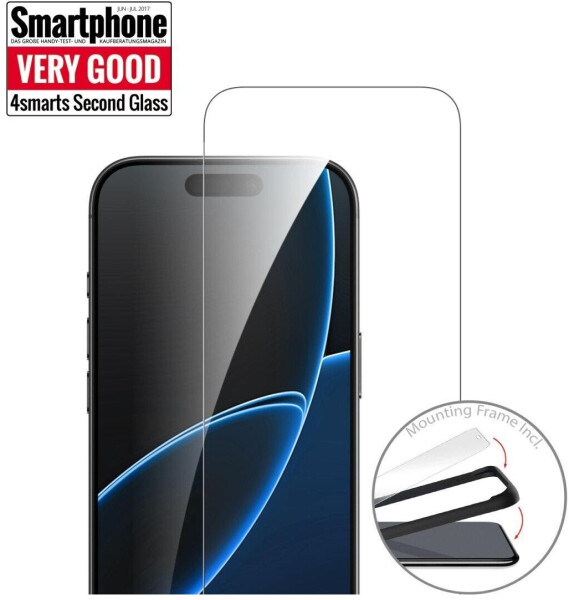 4smarts Second Glass Displayschutzglas mit Montagerahmen für iPhone Air (541547), Bild 2