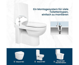 Woltu WC-Sitz mit Kindersitz, Kunststoff, Absenkautomatik (WS2545) ab 31,99 € (Oktober 2026)