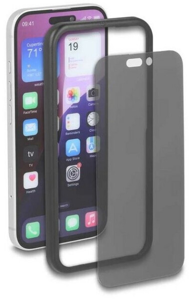 DeLock iPhone 17 Schutzfolie 2,5D Tempered Glass, Anti-Spy (81649)