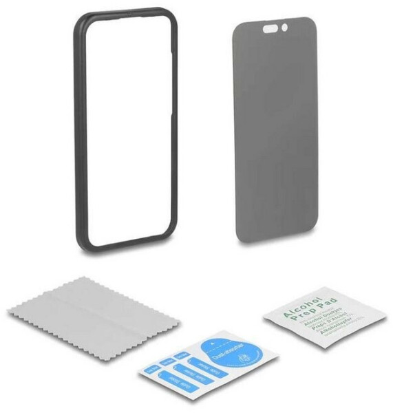DeLock iPhone 17 Schutzfolie 2,5D Tempered Glass, Anti-Spy (81649), Bild 3
