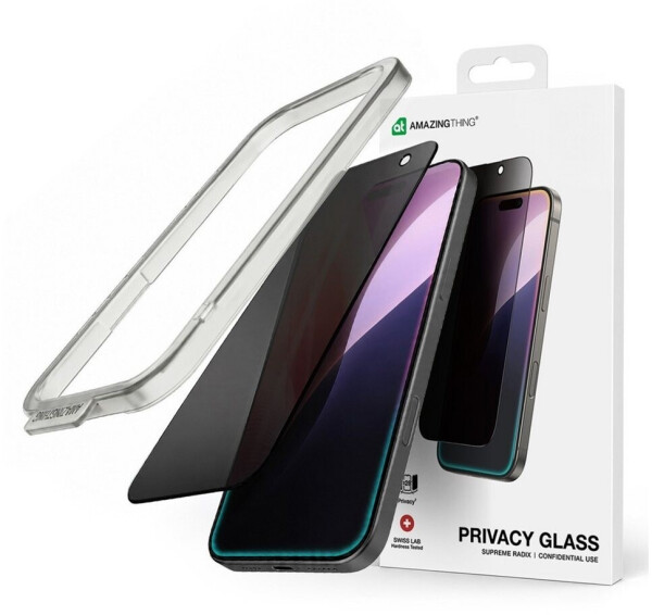 AMAZINGTHING Titan Privacy FusionFilter 7 Panzerglas Blickschutz für iPhone 17 Air