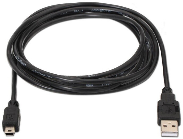Aisens USB 2.0 Kabel 1m, schwarz (A101-0024), Bild 2