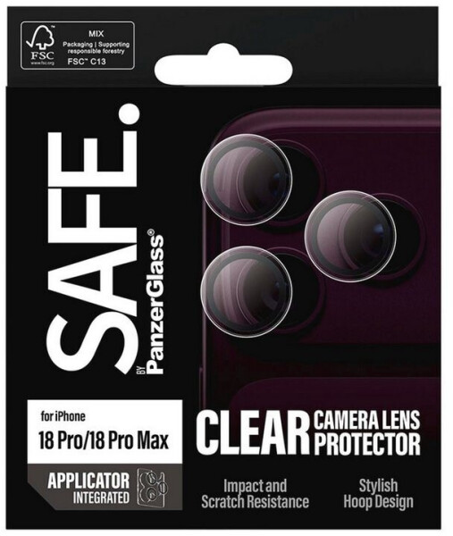 PanzerGlass SAFE Kameraschutz iPhone 17/18 Pro/Pro Max, transparent (SA23766), Bild 11