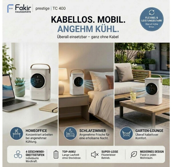Fakir TC 400 Luftkühler dark grey, Bild 2