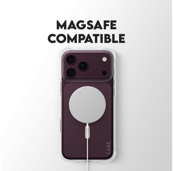 PanzerGlass Samba Case iPhone 17/18 Pro Max transparent weiß MagSafe (CR27129), Bild 3