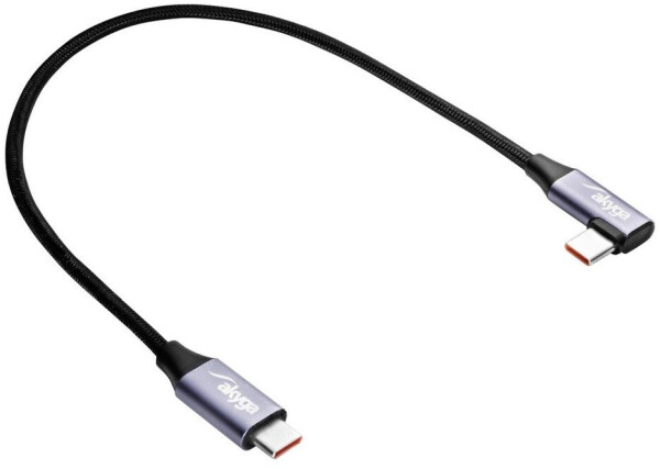 Akyga USB-C auf USB-C Kabel, schwarz, 0,30m (AK-USB-53), Bild 2