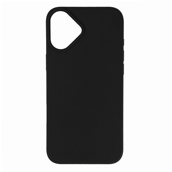 Hurtel Multiple Color Wheat Bran Case MagSafe für iPhone 16, schwarz (hp_1032113)