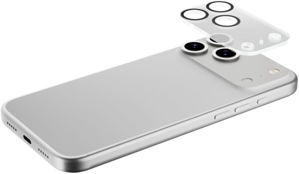 Cellular Line Camera Lens Kameraschutzglas für iPhone 17 Pro Max, transparent (CAMERALENSIPH17PRM), Bild 3