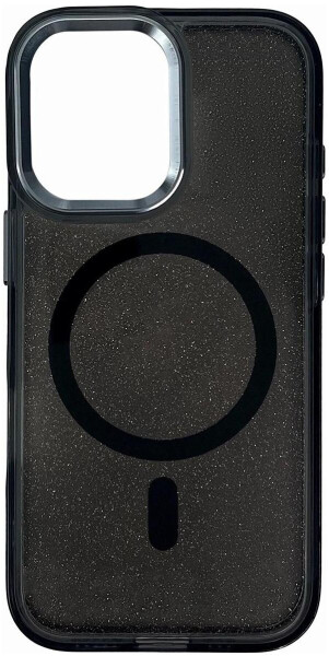 Hurtel Glitter Case MagSafe-kompatibel für iPhone 17, schwarz