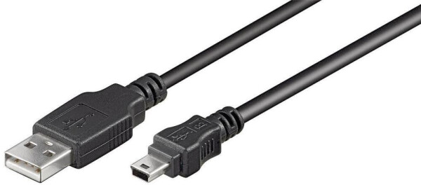 MicroConnect USB-A auf Mini-USB-B 5P Kabel, 1m (USBAMB51), Bild 3
