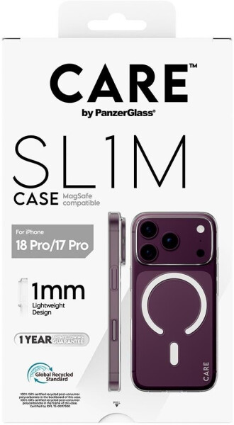 PanzerGlass Slim Case iPhone 17/18 Pro transparent mit MagSafe (CR08831), Bild 2