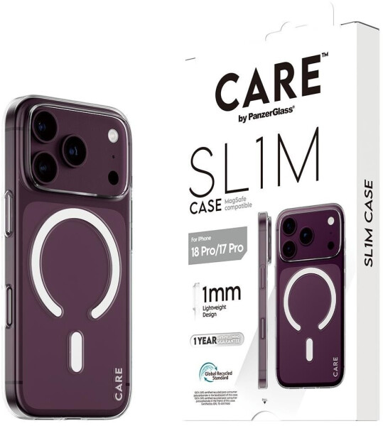 PanzerGlass Slim Case iPhone 17/18 Pro transparent mit MagSafe (CR08831), Bild 5