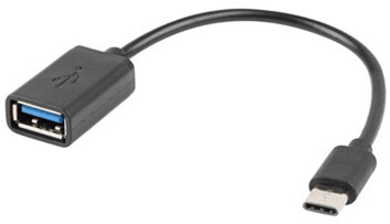 Lanberg AD-OTG-UC-01 Adapter OTG USB-C (Stecker) auf USB-A (Buchse) 2.0, 15cm (S5621460), Bild 4