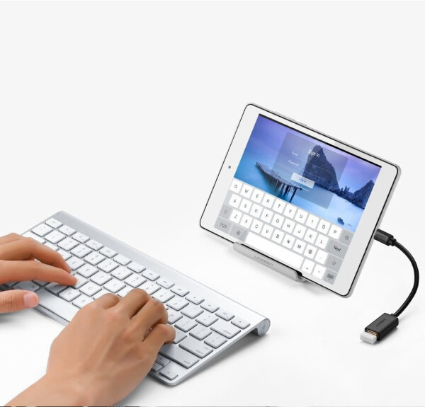 Ugreen USB-C auf USB 3.0 OTG Adapterkabel, schwarz, 0,15m (30701), Bild 6