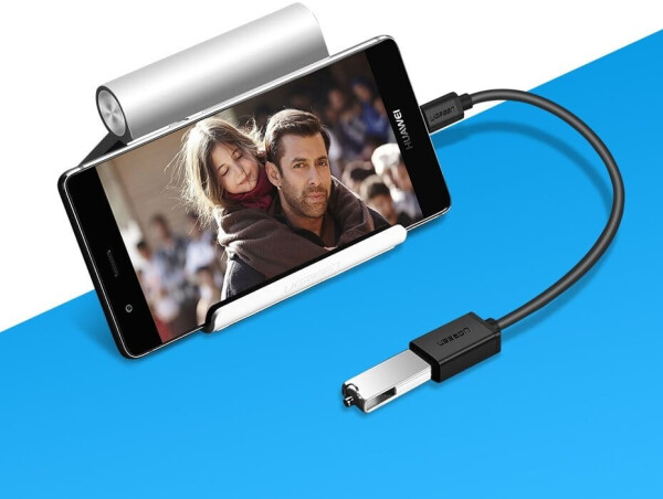 Ugreen USB-C auf USB 3.0 OTG Adapterkabel, schwarz, 0,15m (30701), Bild 7