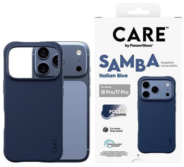 PanzerGlass Samba Case iPhone 17/18 Pro Italian Blue MagSafe (CR80416)