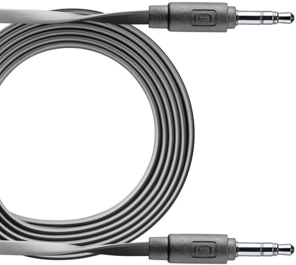Cellular Line Aux Music Audiokabel 3,5mm Klinke auf 3,5mm Klinke, 100cm, schwarz, Bild 3