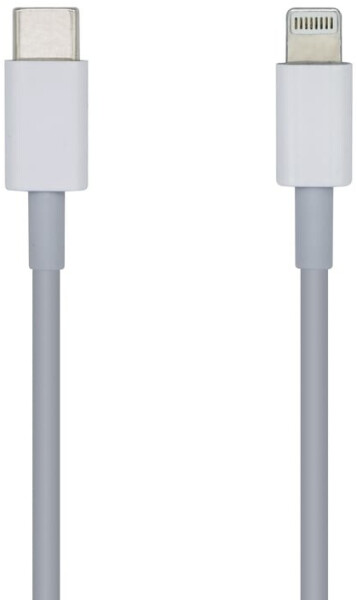 Aisens USB-C auf Lightning Kabel Stecker/Stecker 2m weiß (A102-0443)