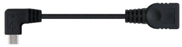 Nanocable USB 2.0 OTG-Kabel Micro B/M-A/H gewinkelt 15cm schwarz (10.01.3600), Bild 5
