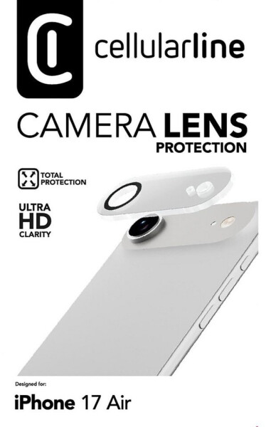 Cellular Line Camera Lens Kameraschutzglas für iPhone 17 Air (CAMERALENSIPH17MAX), Bild 3