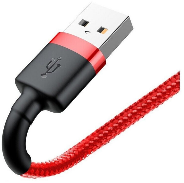 Baseus Cafule USB-auf-Lightning-Kabel 2,4A 1m schwarz/rot (CALKLF-B09), Bild 4