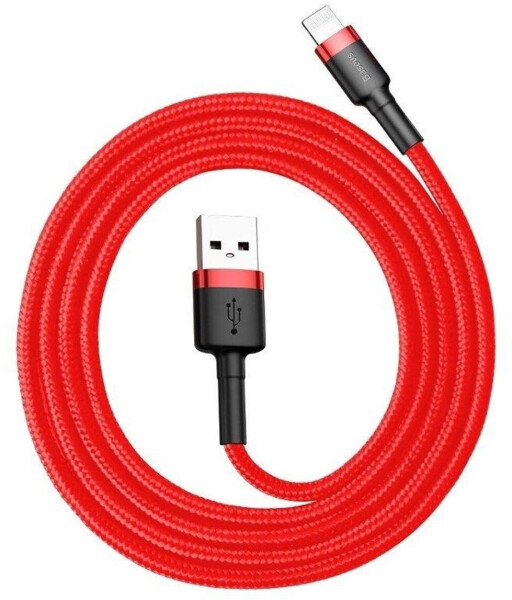 Baseus Cafule USB-Lightning-Kabel 2,4A 0,5m rot (CALKLF-A09)