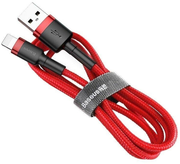 Baseus Cafule USB-Lightning-Kabel 2,4A 0,5m rot (CALKLF-A09), Bild 3