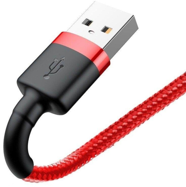Baseus Cafule USB-Lightning-Kabel 2,4A 0,5m rot (CALKLF-A09), Bild 5