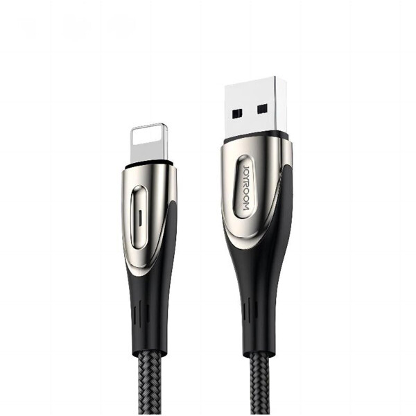 Joyroom Sharp Series USB-A / Lightning Schnellladekabel 3A, 1,2m, schwarz (S-M411)