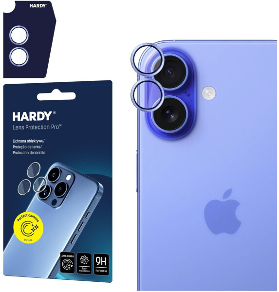 3mk Hardy Lens Protection Pro Kameraschutz, Blau, iPhone 17