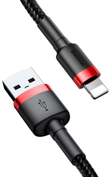 Baseus Cafule USB-Lightning-Kabel 2,4A 0,5m schwarz (CALKLF-A19), Bild 5