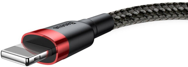 Baseus Cafule USB-Lightning-Kabel 2,4A 0,5m schwarz (CALKLF-A19), Bild 8