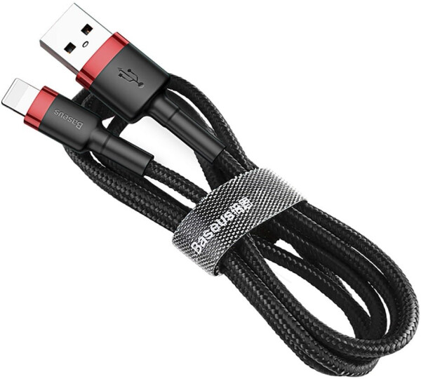 Baseus Cafule USB-Lightning-Kabel 2,4A 0,5m schwarz (CALKLF-A19), Bild 9
